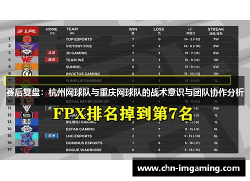 赛后复盘：杭州网球队与重庆网球队的战术意识与团队协作分析